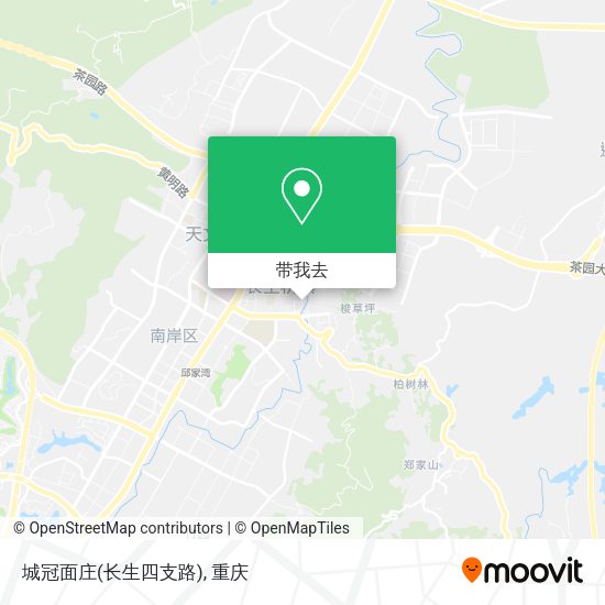 城冠面庄(长生四支路)地图