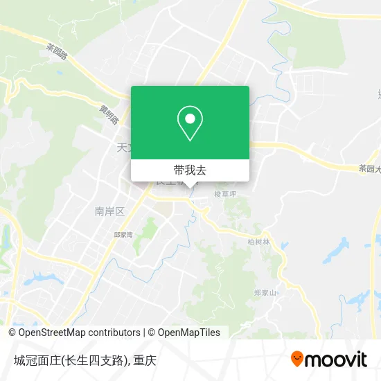 城冠面庄(长生四支路)地图