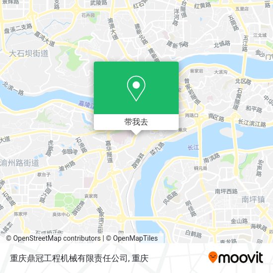 重庆鼎冠工程机械有限责任公司地图