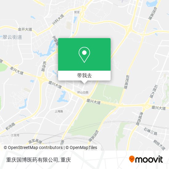 重庆国博医药有限公司地图