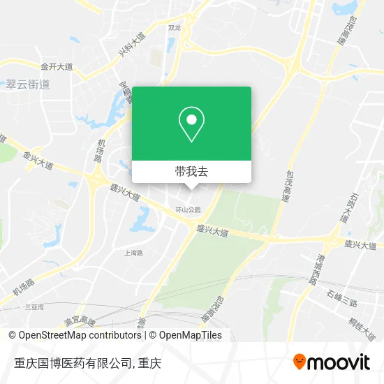 重庆国博医药有限公司地图