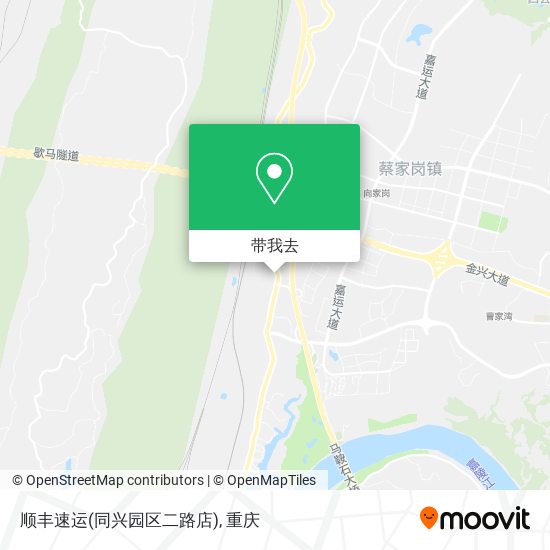 顺丰速运(同兴园区二路店)地图