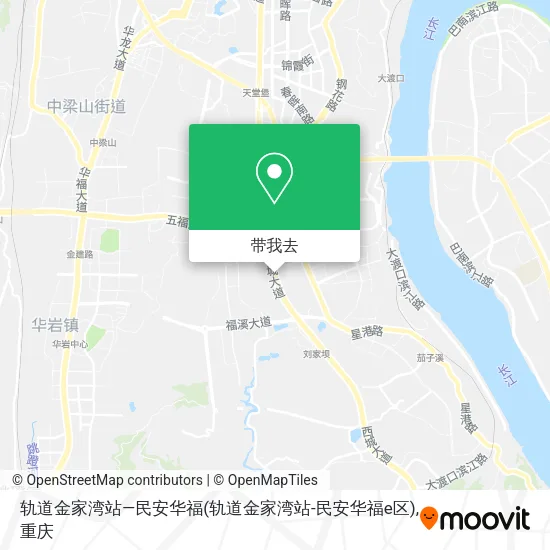 轨道金家湾站—民安华福(轨道金家湾站-民安华福e区)地图