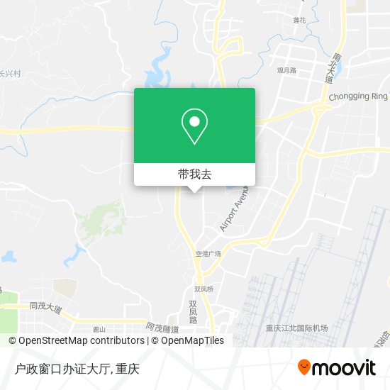 户政窗口办证大厅地图