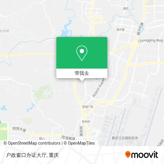 户政窗口办证大厅地图