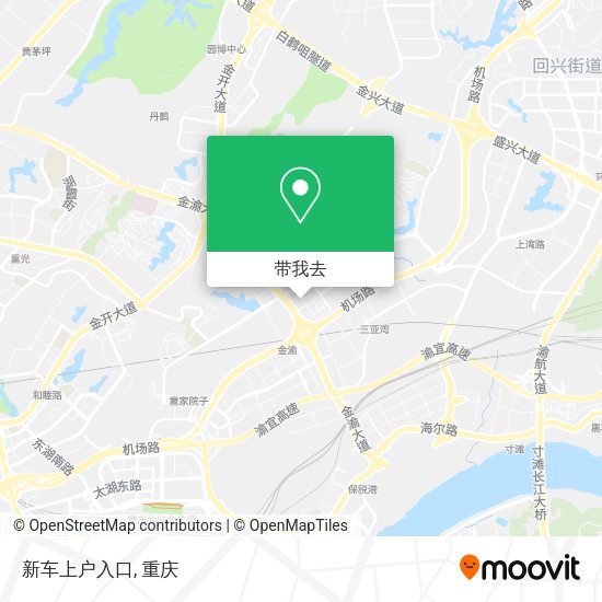 新车上户入口地图