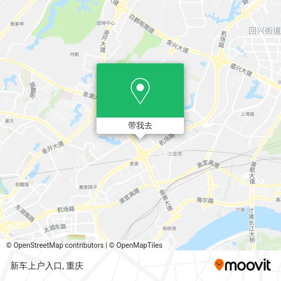 新车上户入口地图