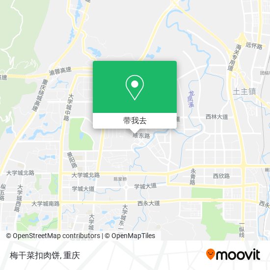 梅干菜扣肉饼地图