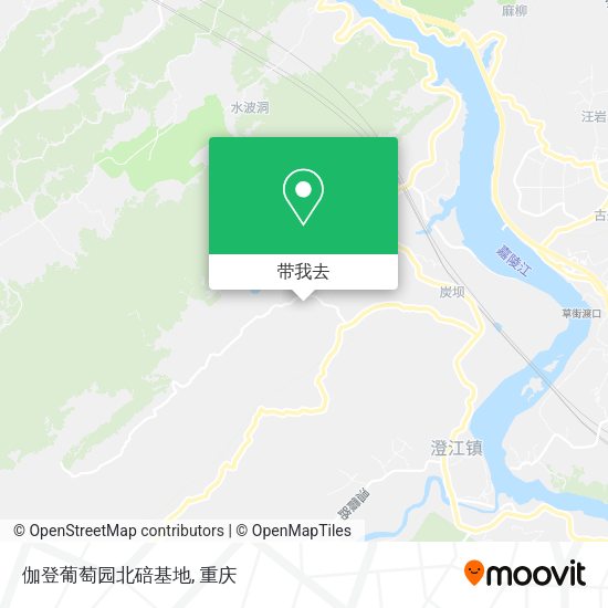 伽登葡萄园北碚基地地图