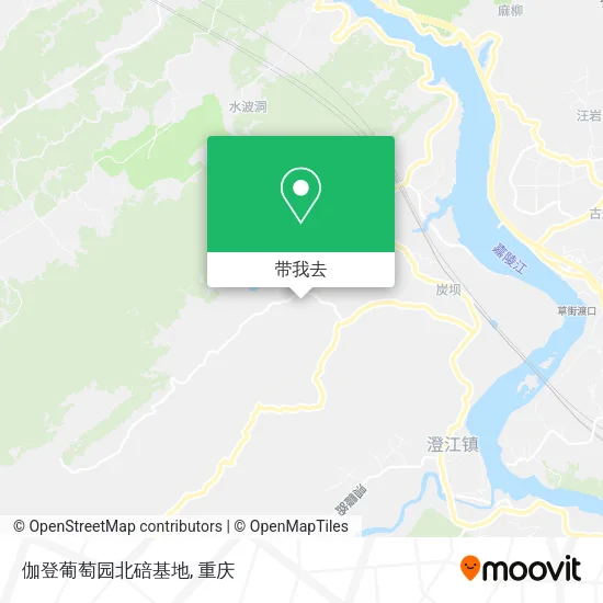 伽登葡萄园北碚基地地图
