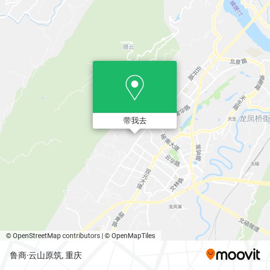 鲁商·云山原筑地图