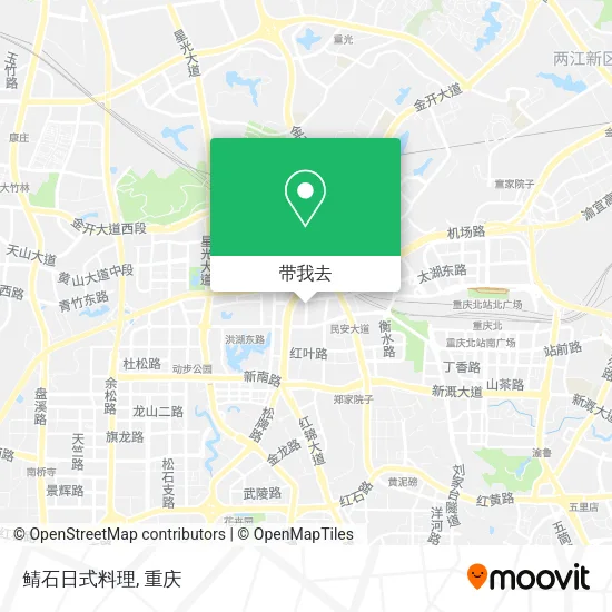 鲭石日式料理地图
