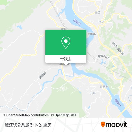 澄江镇公共服务中心地图