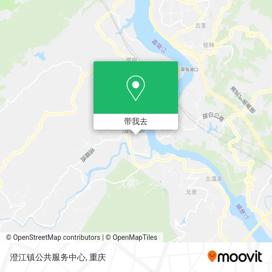 澄江镇公共服务中心地图