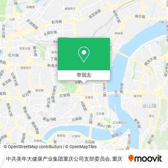 中共美年大健康产业集团重庆公司支部委员会地图