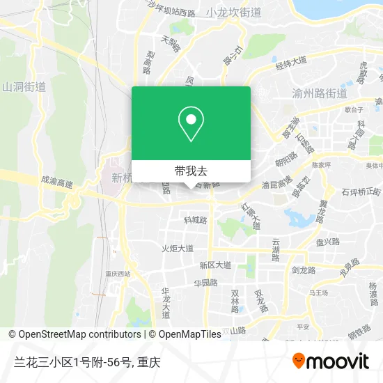 兰花三小区1号附-56号地图