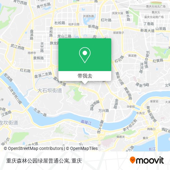 重庆森林公园绿屋普通公寓地图