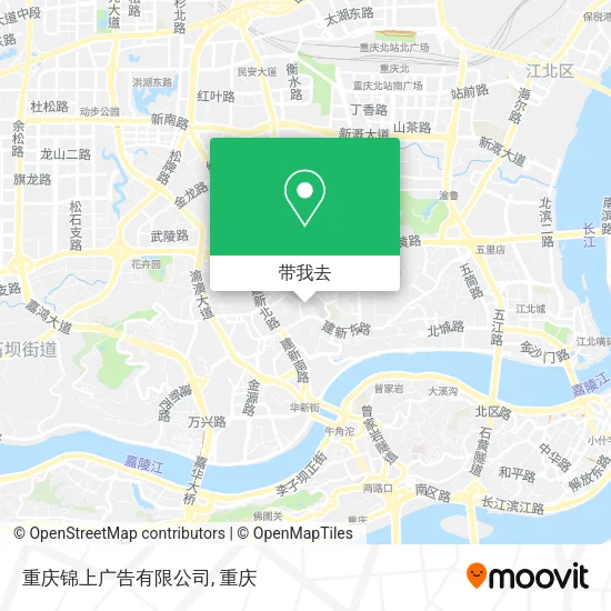 重庆锦上广告有限公司地图
