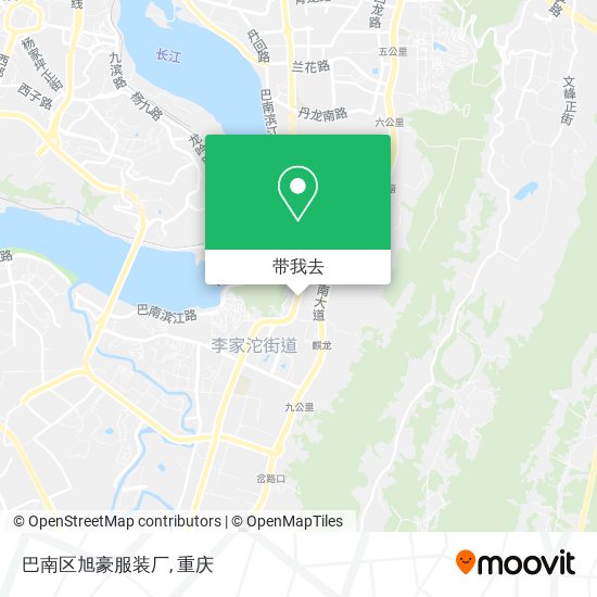 巴南区旭豪服装厂地图