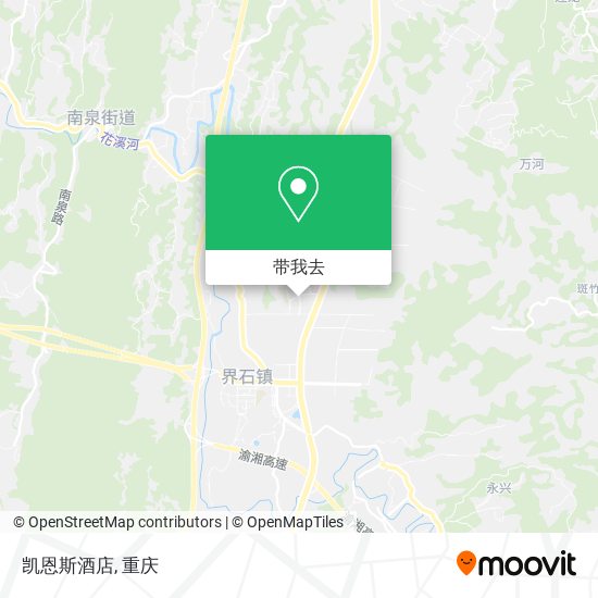 凯恩斯酒店地图