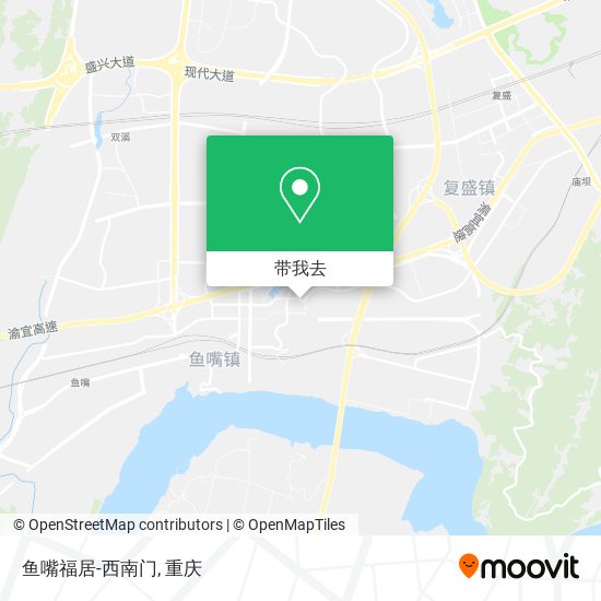 鱼嘴福居-西南门地图