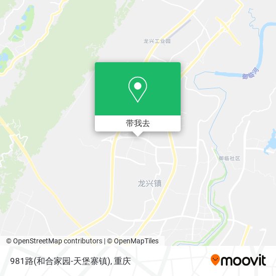 981路(和合家园-天堡寨镇)地图