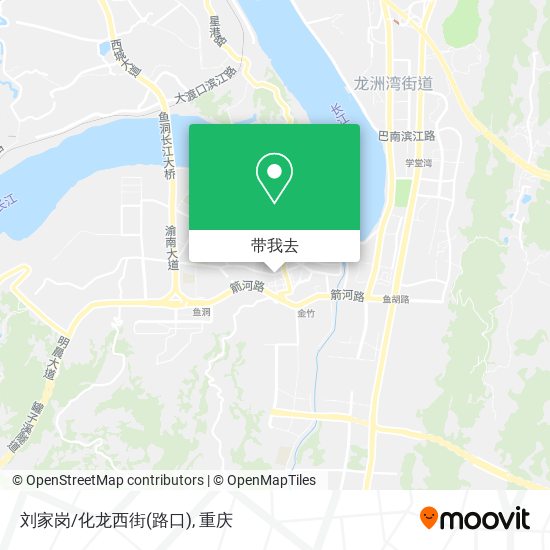 刘家岗/化龙西街(路口)地图