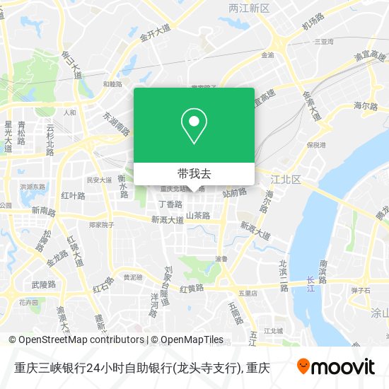 重庆三峡银行24小时自助银行(龙头寺支行)地图