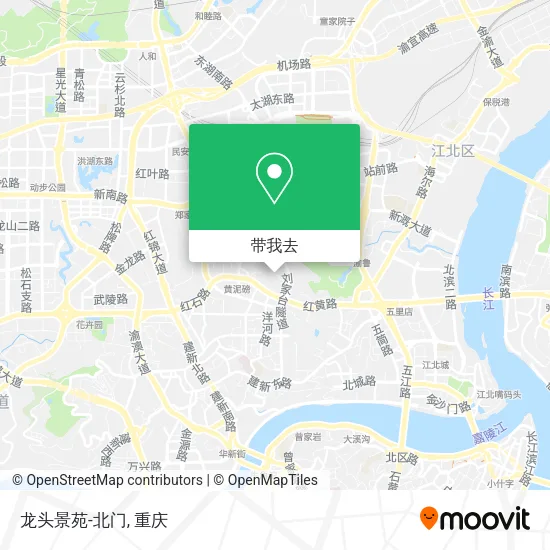 龙头景苑-北门地图