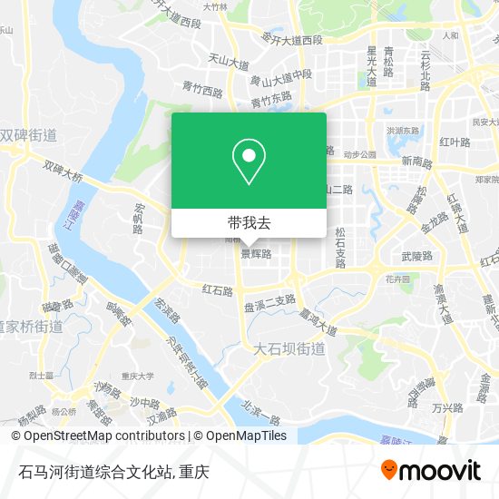 石马河街道综合文化站地图
