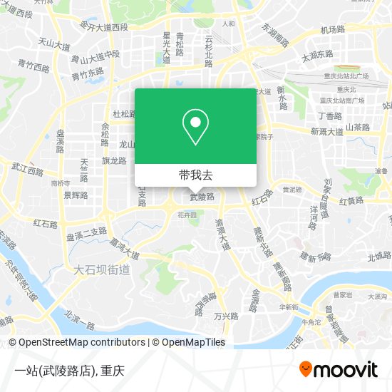 一站(武陵路店)地图