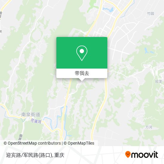 迎宾路/军民路(路口)地图