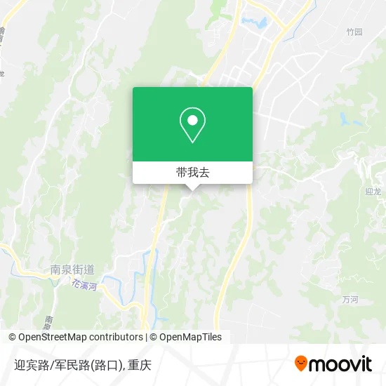 迎宾路/军民路(路口)地图