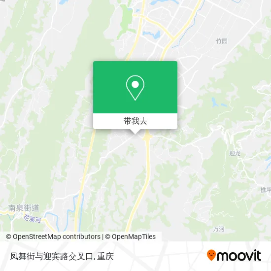 凤舞街与迎宾路交叉口地图