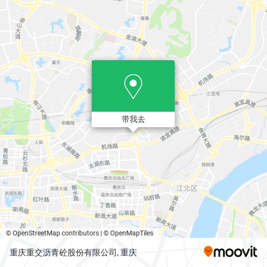 重庆重交沥青砼股份有限公司地图