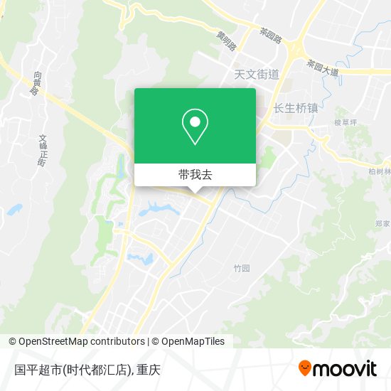 国平超市(时代都汇店)地图