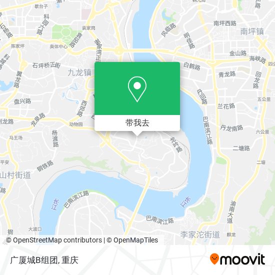 广厦城B组团地图
