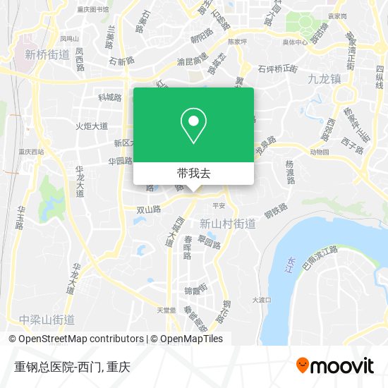 重钢总医院-西门地图