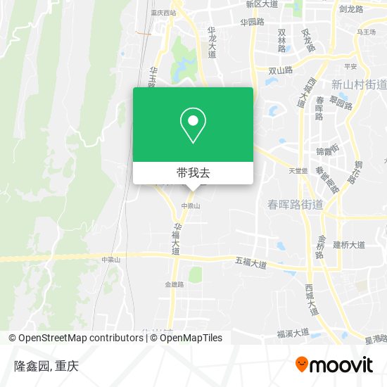 隆鑫园地图