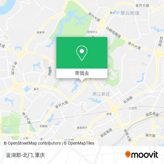 蓝湖郡-北门地图