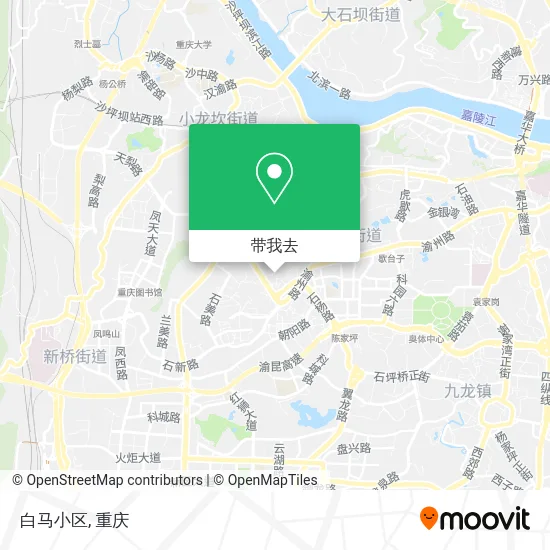 白马小区地图