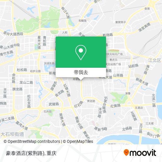 豪泰酒店(紫荆路)地图