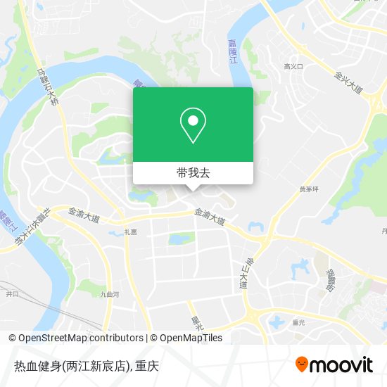 热血健身(两江新宸店)地图