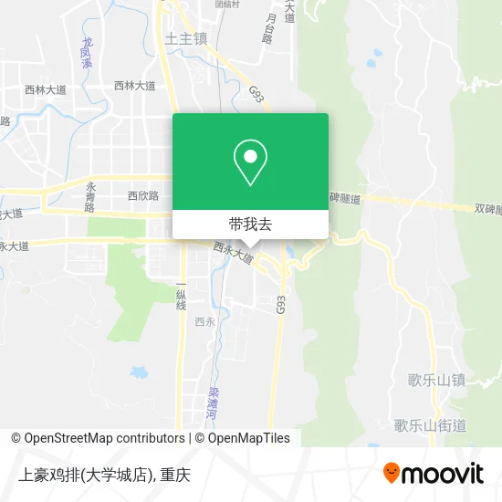 上豪鸡排(大学城店)地图
