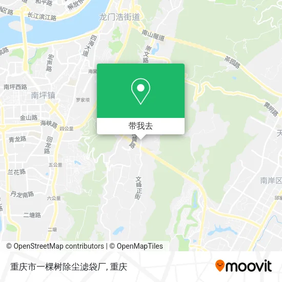 重庆市一棵树除尘滤袋厂地图