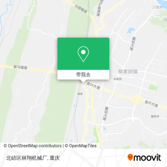 北碚区林翔机械厂地图