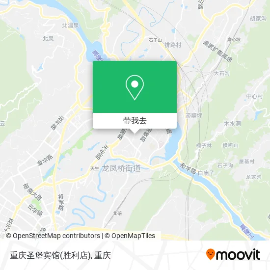 重庆圣堡宾馆(胜利店)地图