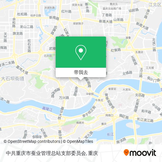 中共重庆市蚕业管理总站支部委员会地图