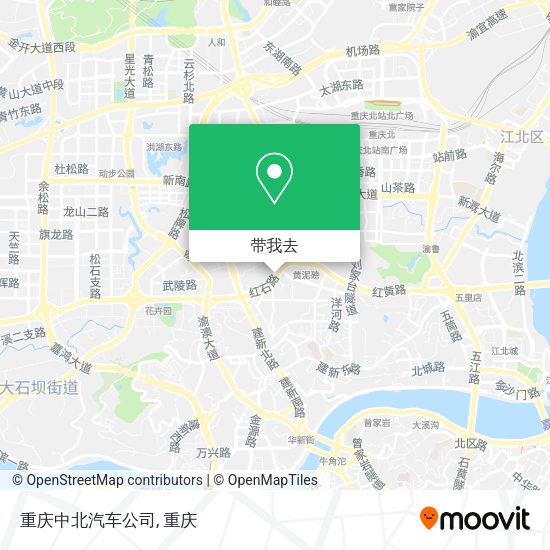 重庆中北汽车公司地图