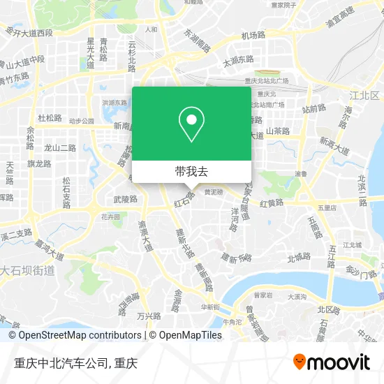 重庆中北汽车公司地图